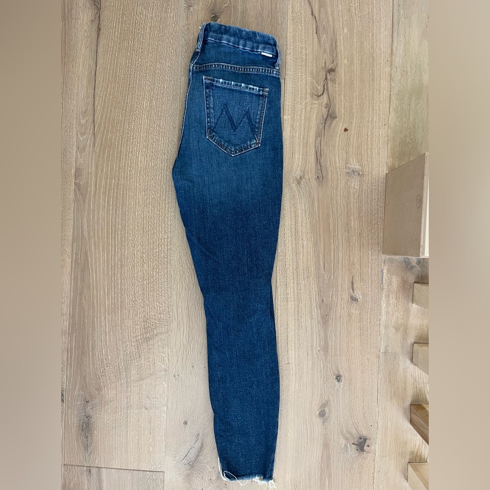 MOTHER blue skinny jeans size 27